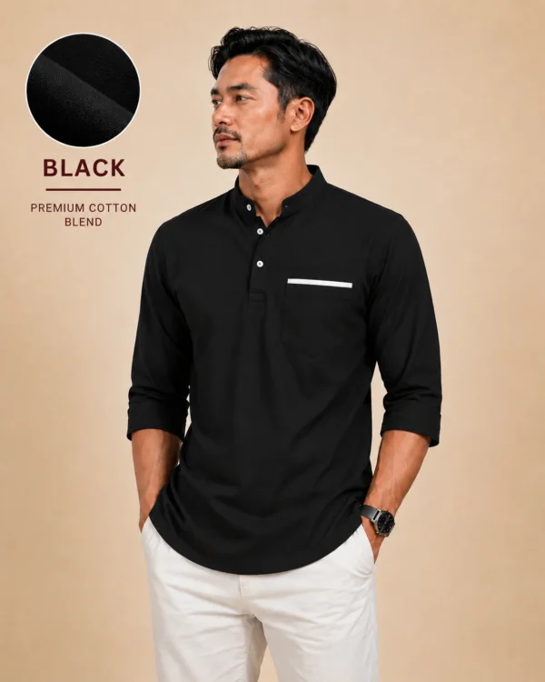 Kurta Suffian Premium Lengan 3/4