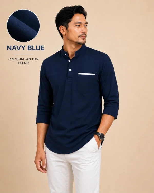 Kurta Suffian Premium Lengan 3/4