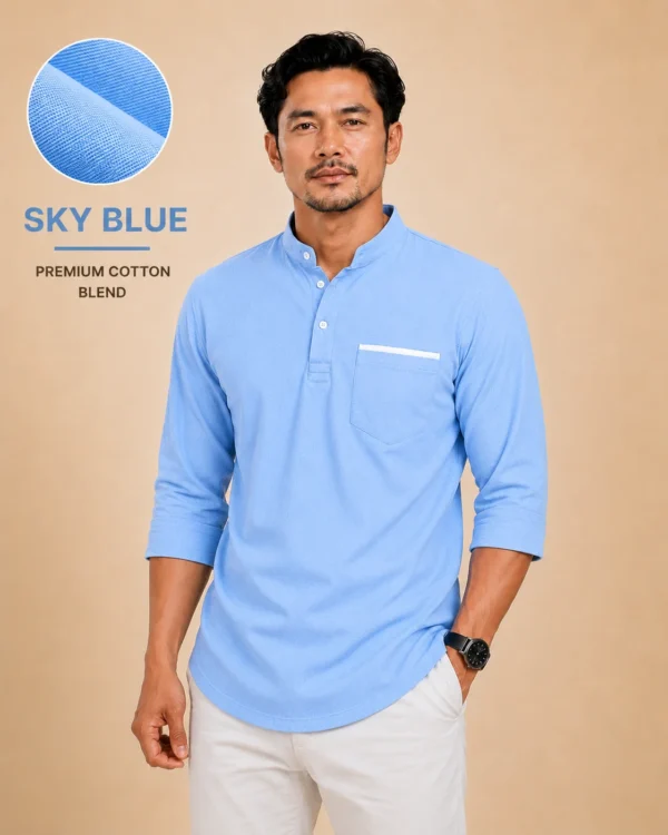 Kurta Suffian Premium Lengan 3/4